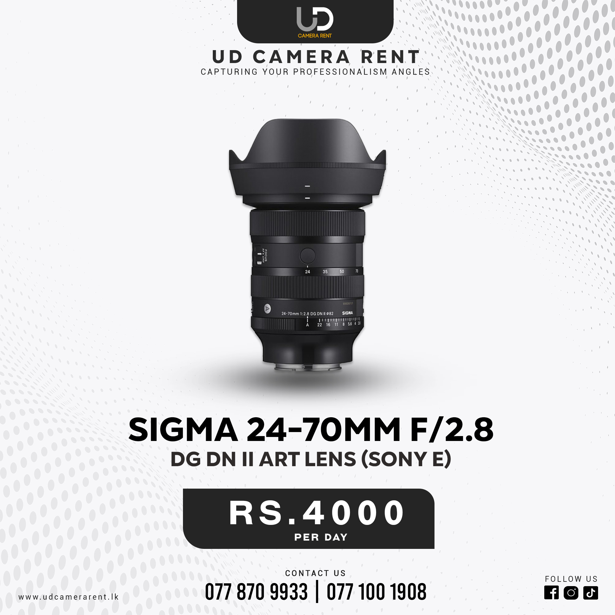 Sigma 24-70mm F/2.8 DG DN II ART