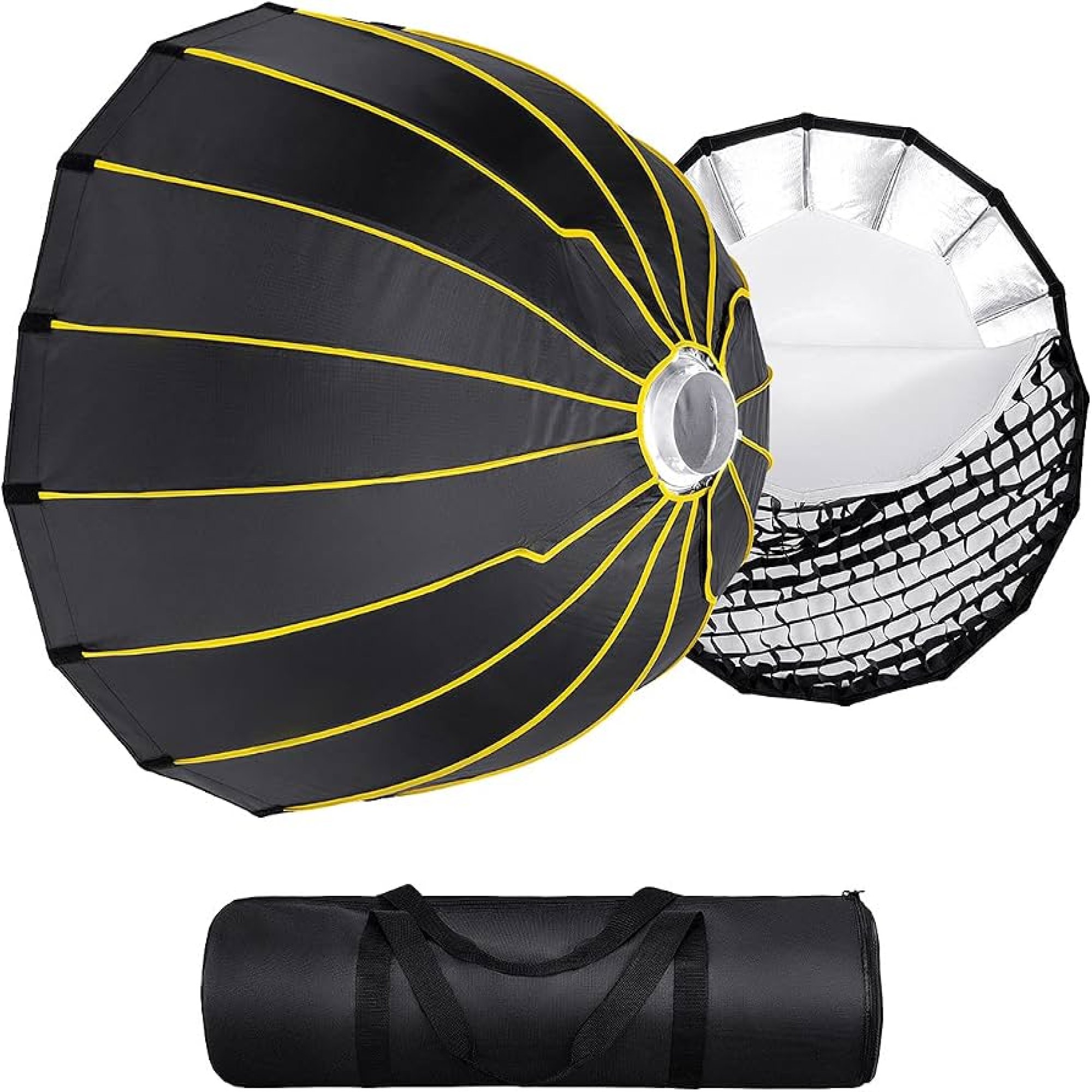 Nicefoto 90cm Deep Parabolic Softbox with Grid