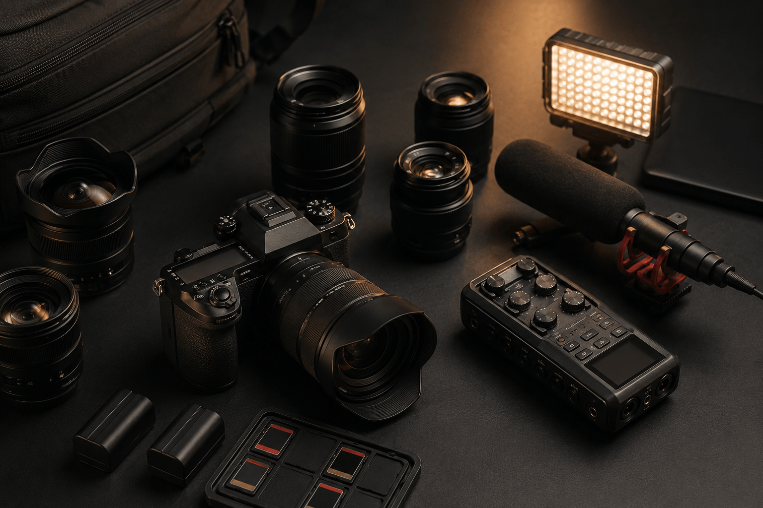 Camera accessories and store essentials